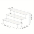 Clear Acrylic Shelf Riser for Kitchen, Makeup & Collections