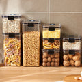 Airtight Kitchen Storage Containers | Clear Pantry Canisters with Lids