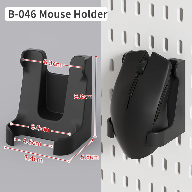Adjustable Desktop Pegboard Organizer for Home & Office