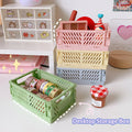 6-Piece Foldable Desktop Storage Basket Set